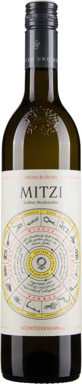 Gelber Muskateller Mitzi Südsteiermark DAC 2024 von GROSS & GROSS aus Österreich