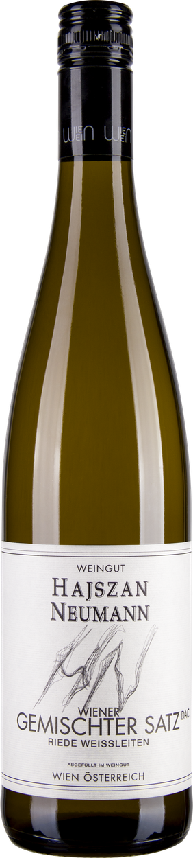 Ried Weißleiten Wiener Gemischter Satz DAC bio 2023 von HAJSZAN NEUMANN aus Österreich