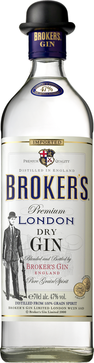 London Dry Gin 47% von BROKER'S aus Großbritannien
