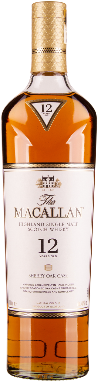 Sherry Oak 12 years Speyside Single Malt Scotch Whisky von THE MACALLAN aus Großbritannien