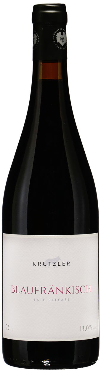 Blaufränkisch Late Release 2021 von KRUTZLER aus Österreich