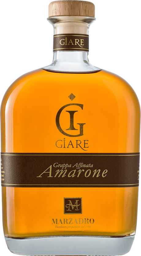 Grappa affinata Amarone Le Giare von MARZADRO aus Italien