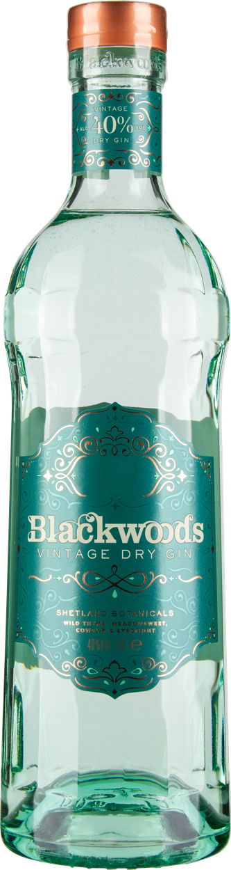 Vintage Dry Gin 40% 2017 von BLACKWOOD'S aus Großbritannien
