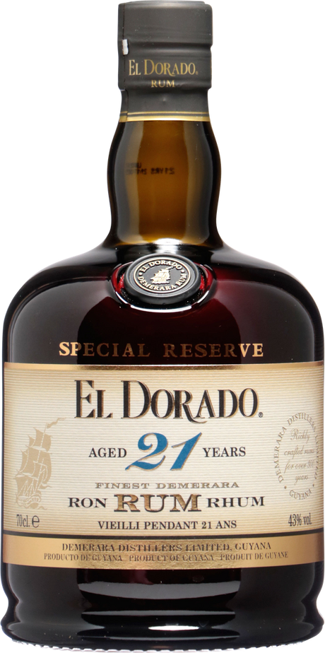 21 years Special Reserve Rum von EL DORADO aus Guyana