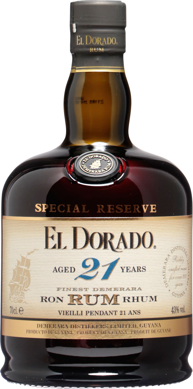 21 years Special Reserve Rum von EL DORADO aus Guyana