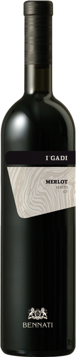 Merlot Veneto I Gadi 2022 von BENNATI aus Italien