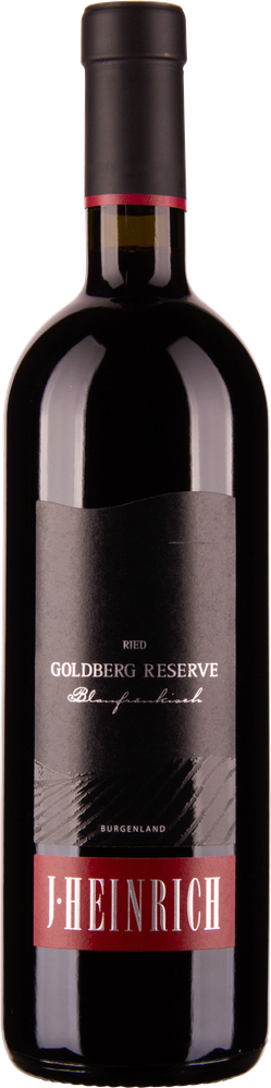 Wein aus Österreich Rarität Blaufränkisch Reserve Ried Goldberg 2005 Glasflasche