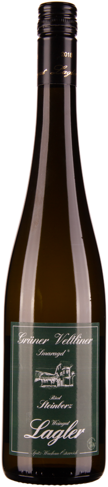 Wein aus Österreich Grüner Veltliner Smaragd Ried Steinporz Wachau DAC 2023 Glasflasche
