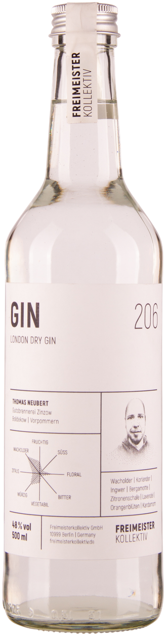 London Dry Gin von FREIMEISTERKOLLEKTIV aus Österreich