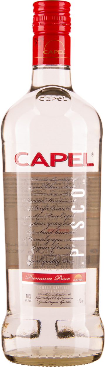 Pisco Doble Destilado von CAPEL aus Peru