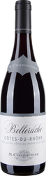 Wein aus Frankreich Côtes du Rhône Belleruche 2022 Glasflasche