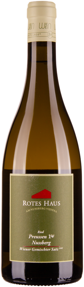 Wein aus Österreich Ried Preussen 1ÖTW Nussberg Wiener Gemischter Satz DAC 2022 Glasflasche
