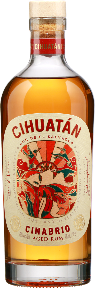 WUSA Cinabrio Rum El Salvador 12YO CIHUATAN