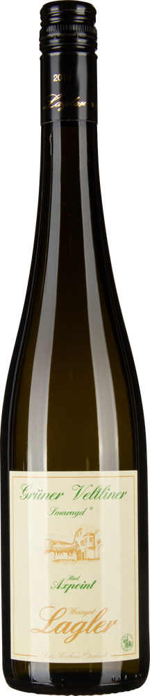 Wein aus Österreich Grüner Veltliner Smaragd Axpoint 2023 Glasflasche