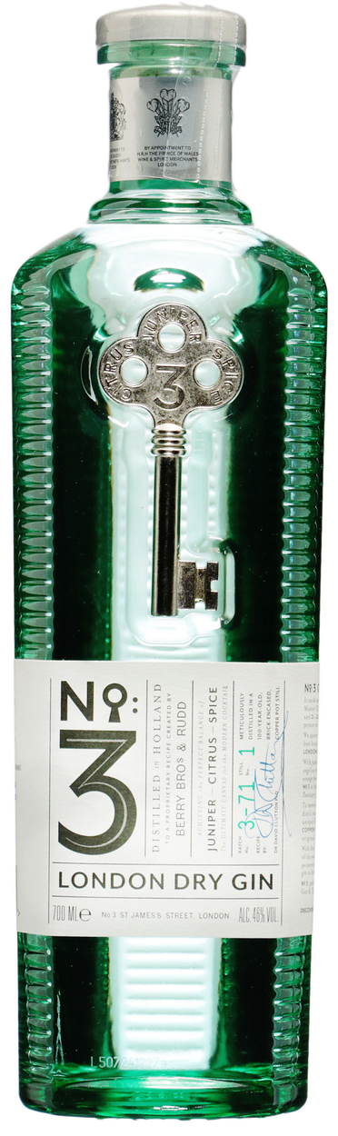 No. 3 London Dry Gin von BERRY BROS & RUDD aus Großbritannien