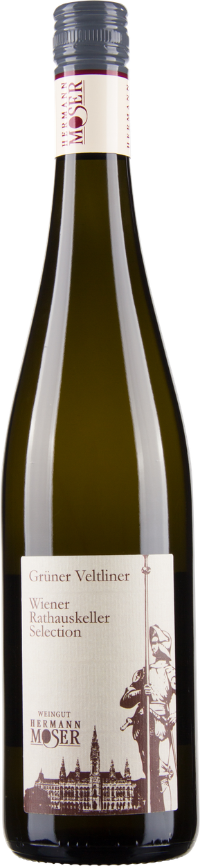 Grüner Veltliner Karmeliterberg Rathauskeller bio 2024 von HERMANN MOSER aus Österreich
