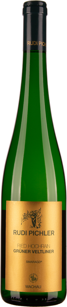 Wein aus Österreich Grüner Veltliner Smaragd Ried Hochrain Wachau DAC 2023 Glasflasche