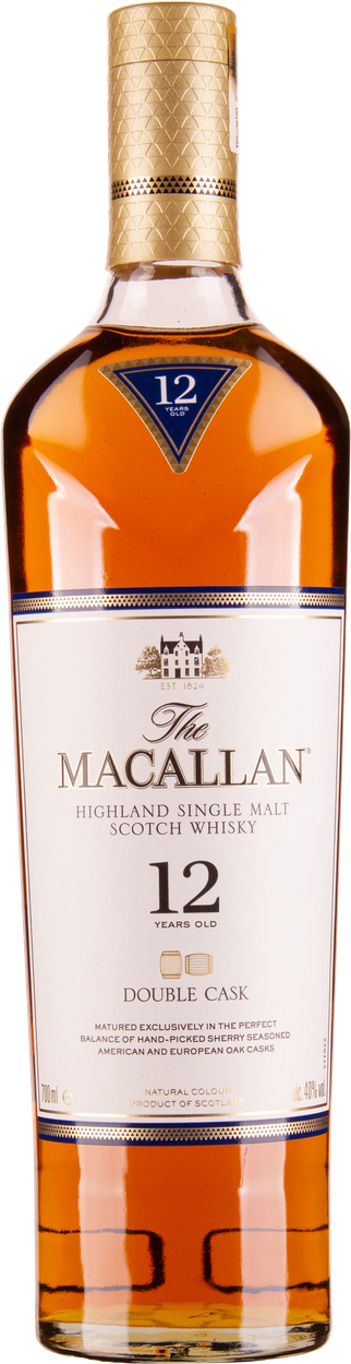 12 years old double cask Highland Single Malt Scotch Whisky von THE MACALLAN aus Großbritannien