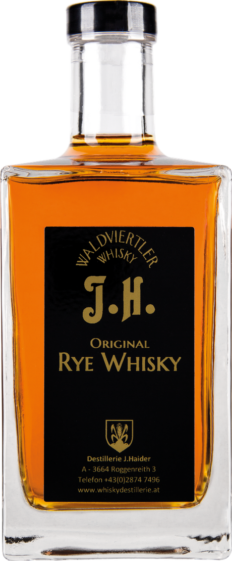 Original Rye von WALDVIERTLER WHISKY J. HAIDER aus Österreich