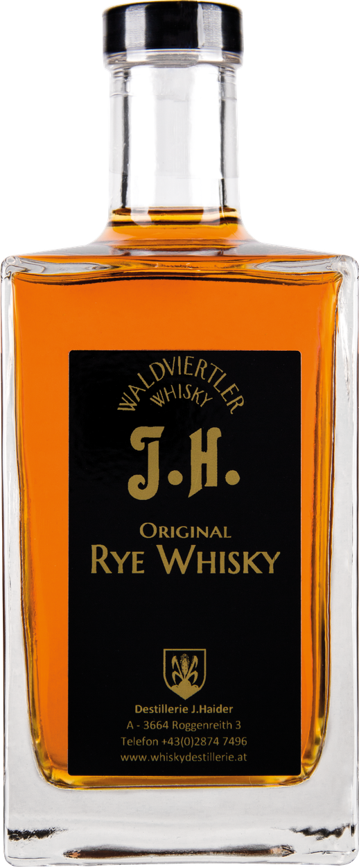 Original Rye von WALDVIERTLER WHISKY J. HAIDER aus Österreich
