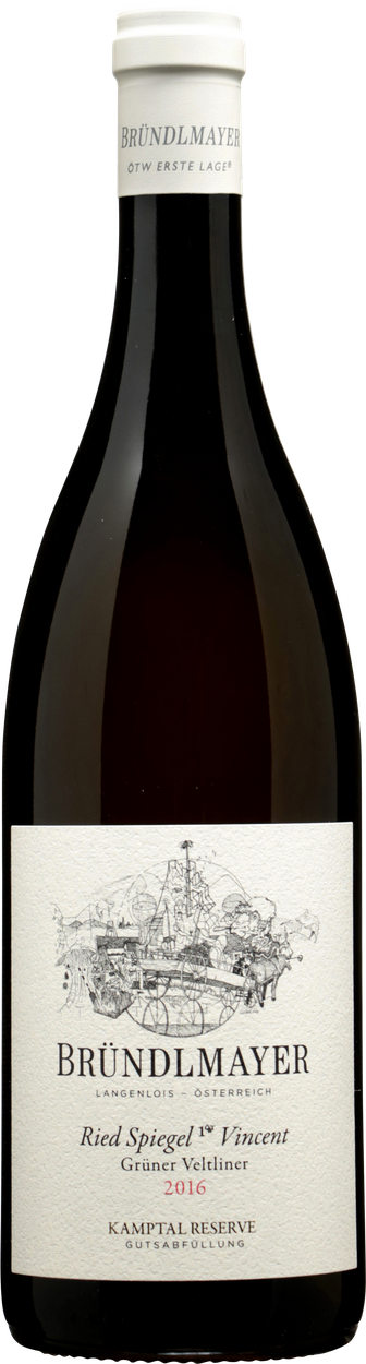 Rarität Grüner Veltliner Ried Spiegel 1ÖTW Kamptal DAC 2016 von BRÜNDLMAYER aus Österreich