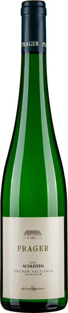 Wein aus Österreich Grüner Veltliner Smaragd Ried Achleiten 2023 Glasflasche