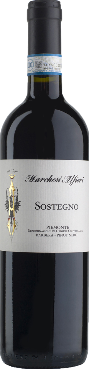 Barbera Pinot Nero Sostegno Piemonte DOC 2024 von MARCHESI ALFIERI aus Italien