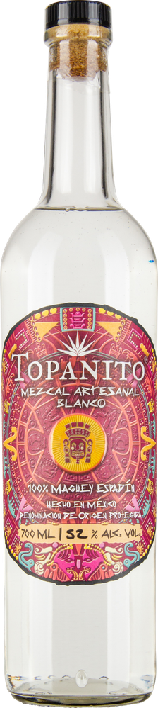 WMexiko Mezcal Artesanal Blanco 100% Maguey Espadín 52,0%