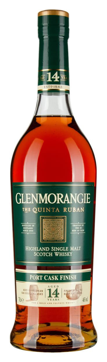 14 years Quinta Ruban Highland Single Malt Scotch Whisky im Geschenkkarton von GLENMORANGIE aus Großbritannien