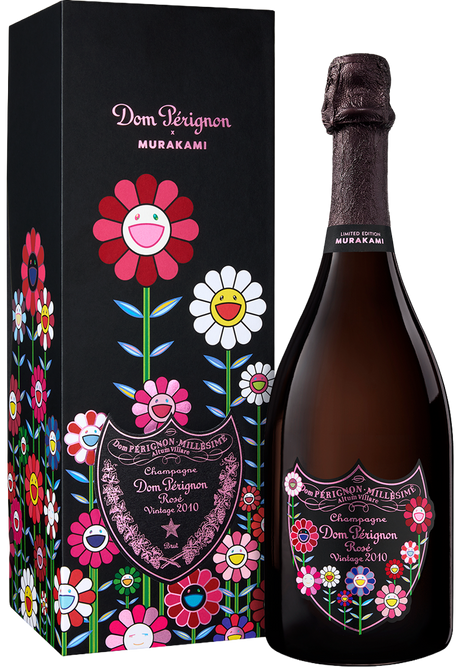 Vintage Murakami Rosè End of Year Ltd. im Geschenkkarton 2010 von DOM PÉRIGNON aus Frankreich