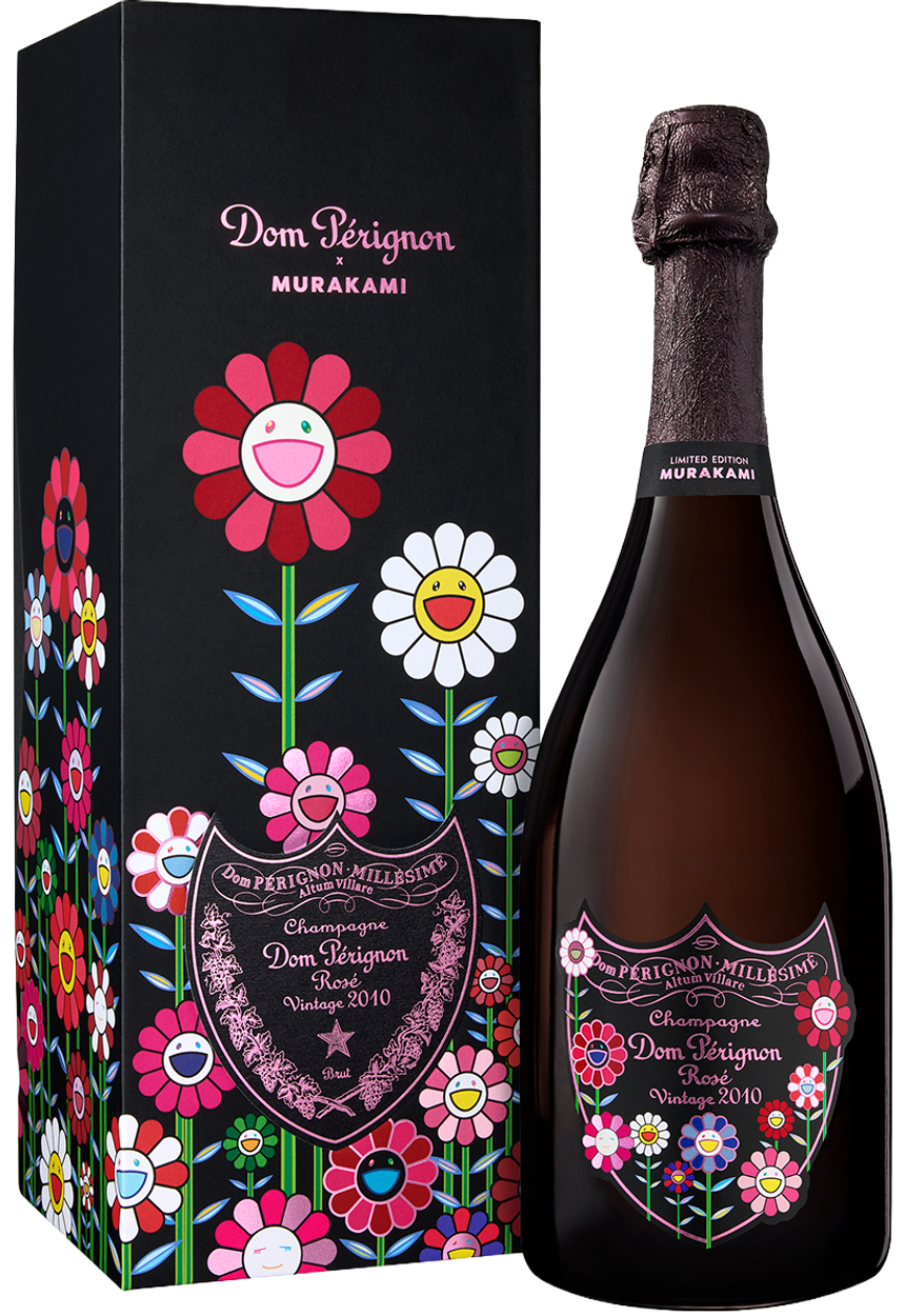 Vintage Murakami Rosè End of Year Ltd. im Geschenkkarton 2010 von DOM PÉRIGNON aus Frankreich