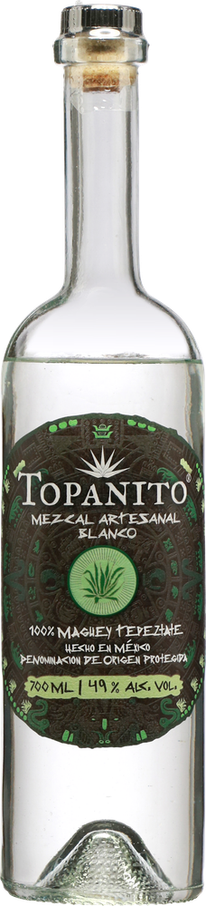 WMexiko Mezcal Artesanal 100% Tepeztate TOPANITO