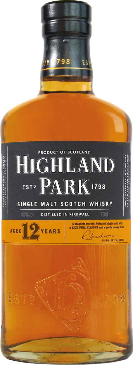 12 years Orkney Island Single Malt im Geschenkkarton von HIGHLAND PARK aus Großbritannien