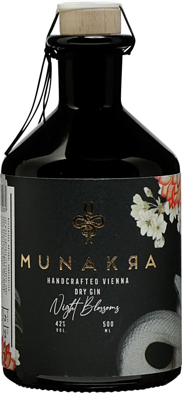 Handcrafted Vienna Night Blossoms Dry Gin von MUNAKRA aus Österreich