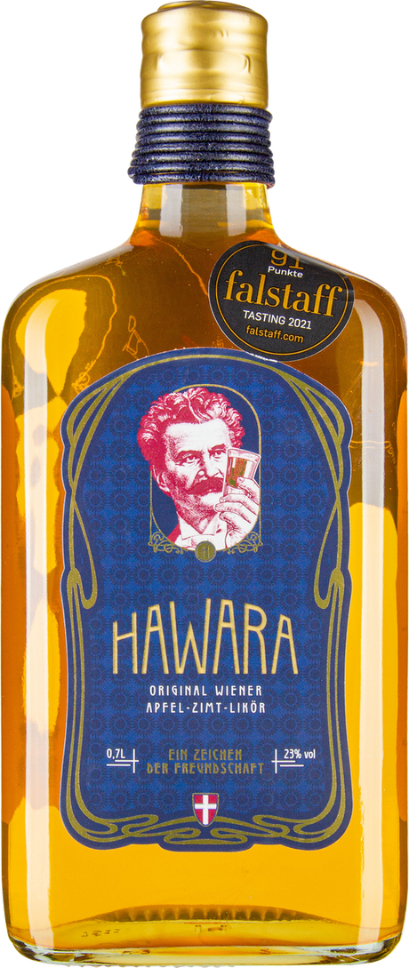 Original Wiener Apfel Zimtlikör von HAWARA aus Österreich