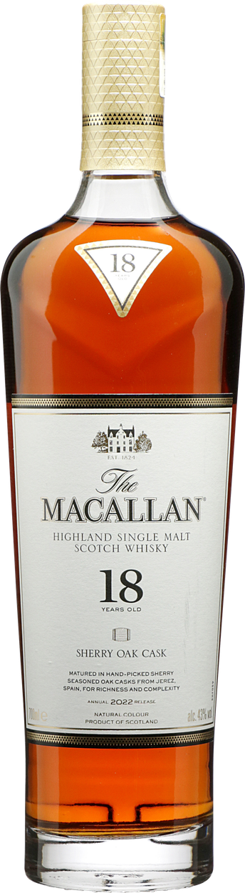 Sherry Oak 18y im Geschenkkarton von THE MACALLAN aus Großbritannien