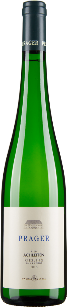 Wein aus Österreich Rarität Riesling Smaragd Ried Achleiten Wachau DAC 2016 Glasflasche