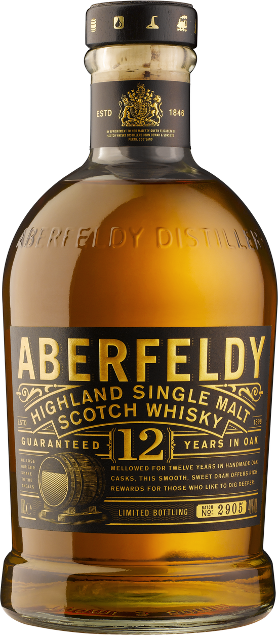 12 years Highland Single Malt Scotch Whisky von ABERFELDY aus Großbritannien