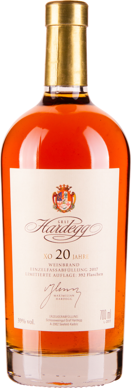 XO 20 years Weinbrand von GRAF HARDEGG aus Österreich