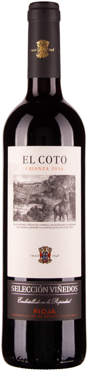 Rioja Crianza Selection Vinedos 2021 von EL COTO aus Spanien