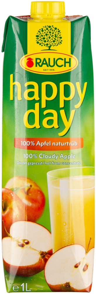 WÖsterreich Happy Day Apfelsaft Naturtrüb 100% RAUCH