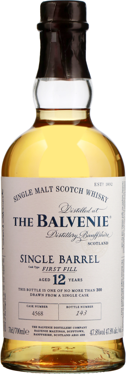 Single Barrel 12y im Geschenkkarton von BALVENIE aus Großbritannien