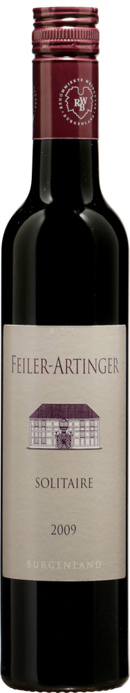 Wein aus Österreich Rarität Solitaire 2009 Glasflasche