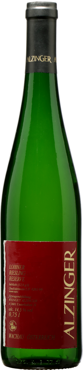 Rarität Riesling Reserve 2009 von ALZINGER aus Österreich