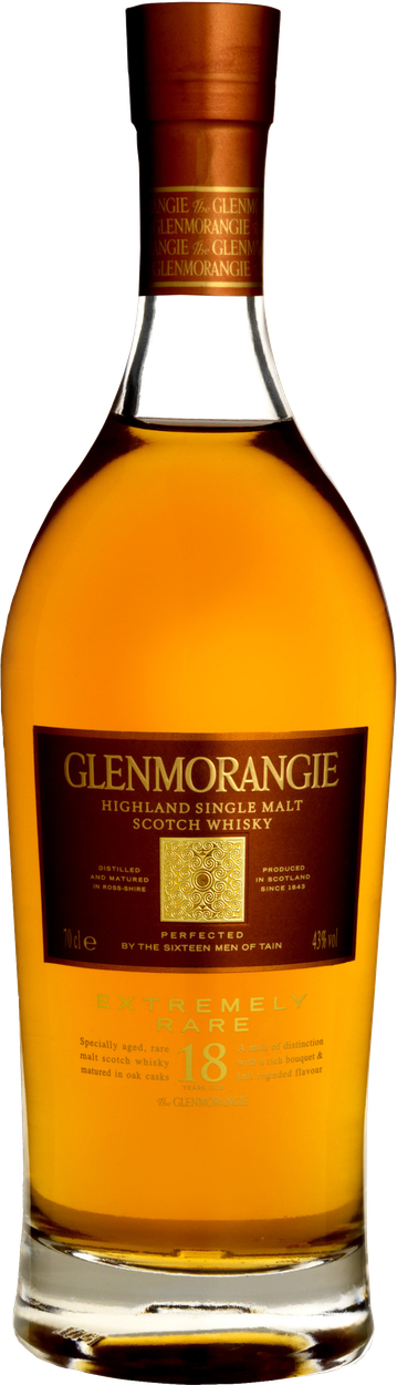 18 years Highland Single Malt Scotch Whisky im Geschenkkarton von GLENMORANGIE aus Großbritannien