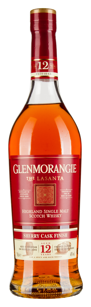 12 years Lasanta Highland Single Malt Scotch Whisky im Geschenkkarton von GLENMORANGIE aus Großbritannien