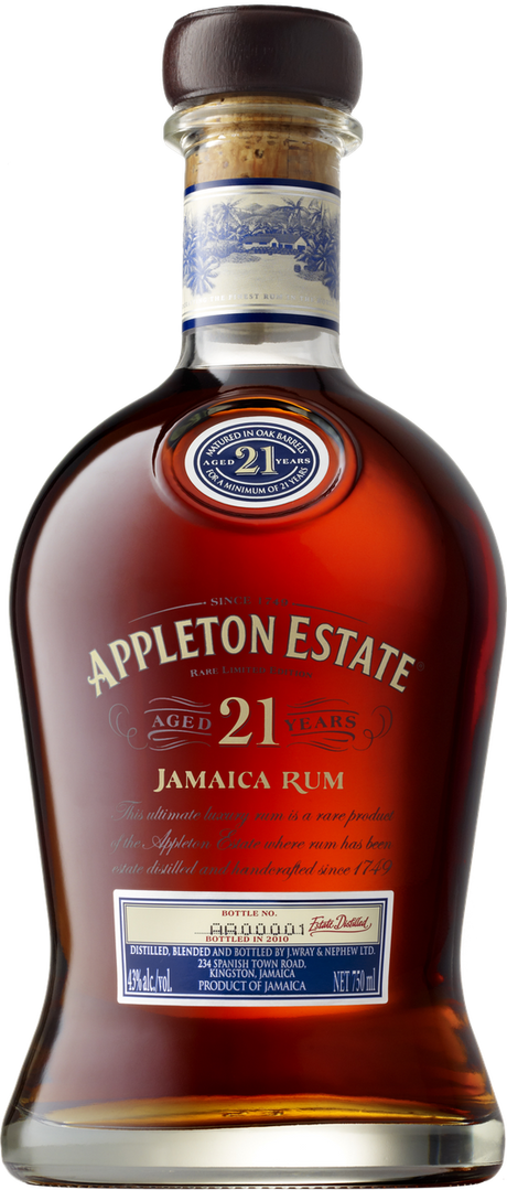 21 years Rum von APPLETON ESTATE aus Jamaika