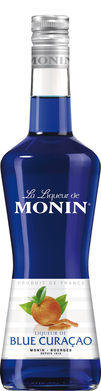 Curaçao Bleu Liqueur von MONIN aus Frankreich