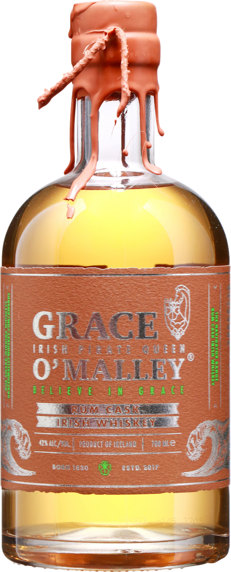 Rum Cask Blend paper label von GRACE O MALLEY aus Irland