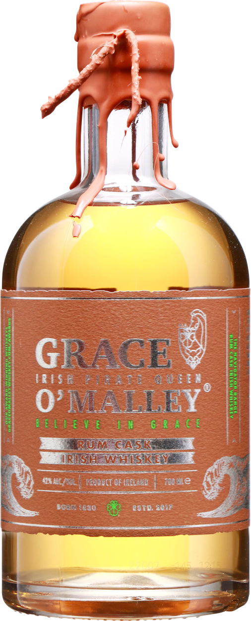 Rum Cask Blend paper label von GRACE O MALLEY aus Irland